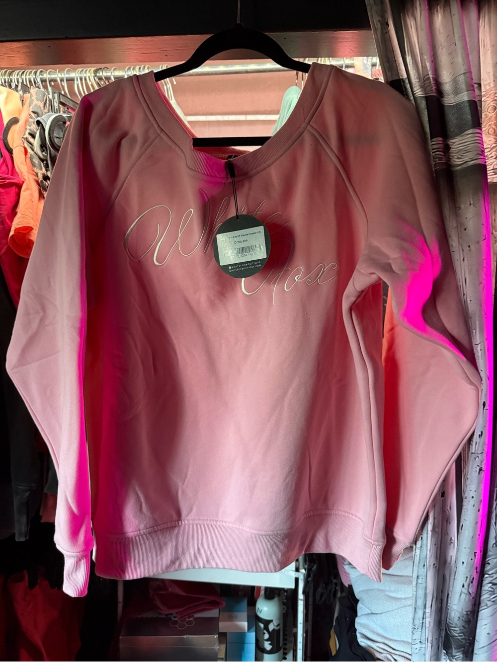 WhiteFox off shoulder sweatshirt